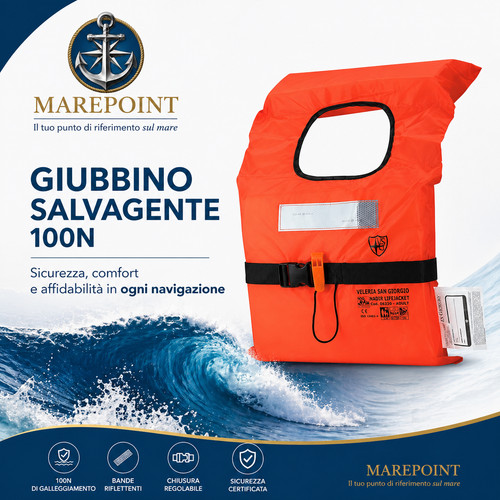 Giubbotto salvagente 100n - salvagente,